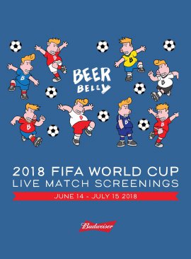 BEER BELLY 2018 FIFA World Cup Live Match Screenings