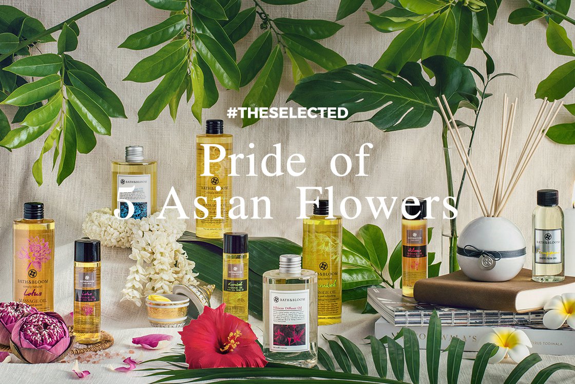 สัมผัสเสน่ห์ทางวัฒนธรรมผ่าน 5 กลิ่นหอมเอกลักษณ์จากดอกไม้แห่งเอเชีย