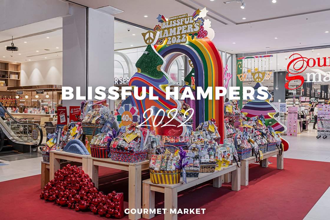 Blissful Hampers 2022 เทศกาลกระเช้าของขวัญส่งความสุขส่งท้ายปีจาก Gourmet Market